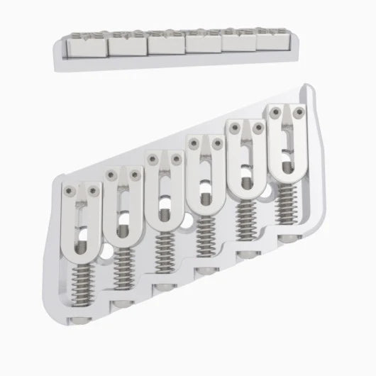 Hipshot Multi-Scale Fixed Guitar Bridge, 6 String